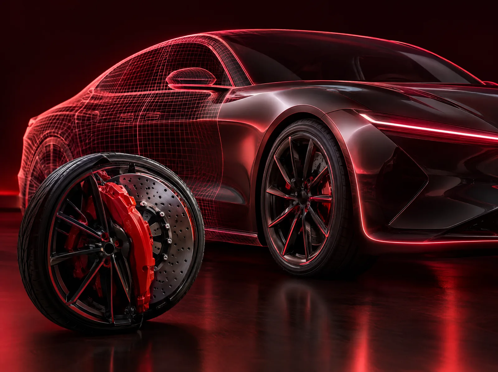 Coated automotive components