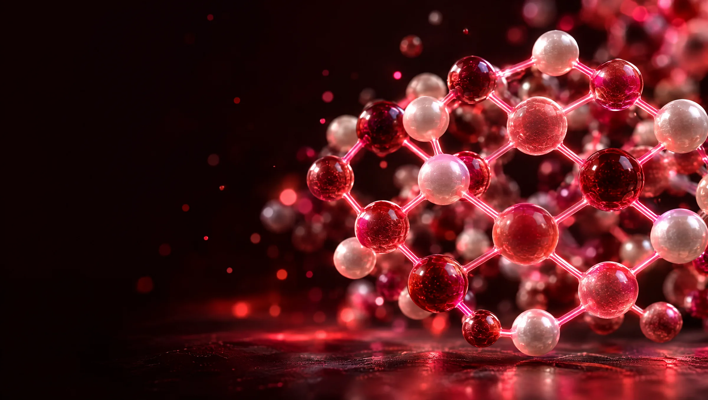 Nano particles pairing into a dense, bonded network